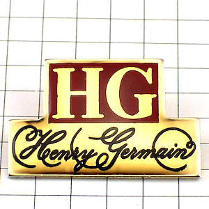 ピンバッジ・シャンパーニュ酒アンリジェルマンHG CHAMPAGNE-HENRY-GERMAIN FRANCE