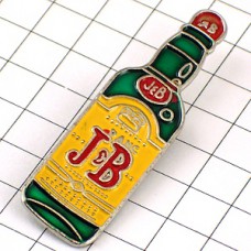 ピンバッジ・J＆Bウイスキー酒ボトル型 J&B SCOTCH WHISKY SCOTLAND