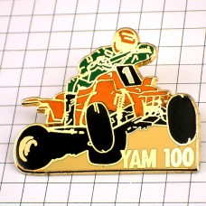 ピンバッジ・ヤマハのカート車レースYAM100