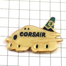 ピンバッジ・コルセール航空の飛行機 CORSAIR