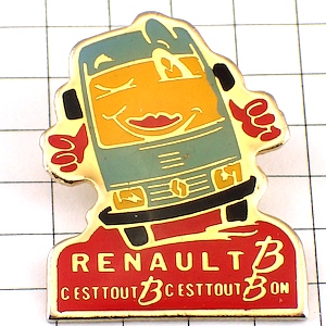 ピンバッジ・ルノー車トラックのウインク一台 RENAULT FRANCE