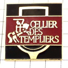 ピンバッジ・ワイン酒セラーテンプル騎士団 CELLIER-DES-TEMPLIERS FRANCE