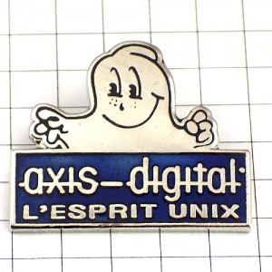 ピンバッジ・お化けディジタル社コンピューター企業アメリカ/USA UNIX AXIS DIGITAL