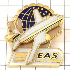 ピンバッジ・ＥＡＳ飛行機 EAS EUROPE-AERO-SERVICE