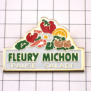 ピンバッジ・野菜や肉魚 FLEURY-MICHON