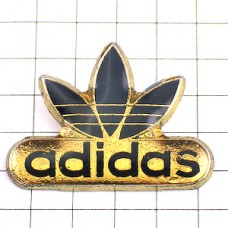 ピンバッジ・アディダスadidasロゴ青