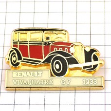 ピンバッジ・ルノー車オールドカー1933年 RENAULT FRANCE