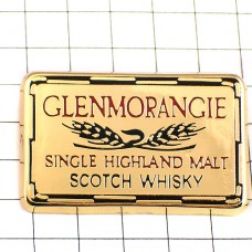 ピンバッジ・スコッチウイスキーお酒グレンモーレンジ金色 GLENMORANGIE SCOTCH WHISKY SCOTLAND