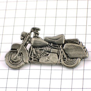 ピンバッジ・ハーレーダビッドソン二輪バイクピューター製  HARLEY-DAVIDSON BIKER USA PEWTER