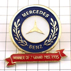 ピンバッジ・ベンツ車F1グランプリ優勝 MERCEDES-BENZ GERMANY