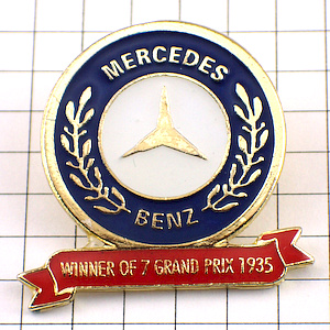 ピンバッジ・ベンツ車F1グランプリ優勝 MERCEDES-BENZ GERMANY