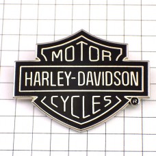 ピンバッジ・ハーレーダビッドソン二輪バイク黒