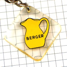 キーホルダー・ベルジェ酒ピッチャー型パスティス黄色 PASTIS BERGER