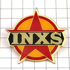 ピンバッジ・インエクセスINXSバンド音楽オーストラリア星 INXS AUSTRALIA