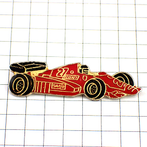 ピンバッジ・フェラーリF1赤い車27番 ALAIN-PROST FERRARI FIAT AGIP ITALIA ITALY