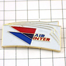 ピンバッジ・エールアンテール航空チケット券エールフランス航空 AIR-FRANCE AIR-INTER SAVOIE ALBERTVILLE-1992 FRANCE