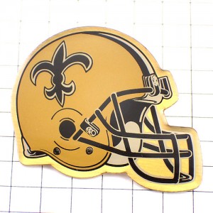 ピンバッジ・アメフト/ニューオリンズセインツUSA NEW-ORLEANS SAINTS HELMET