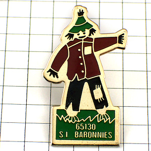 ピンバッジ・カカシ農場ヨーロッパ案山子 BARONNIES