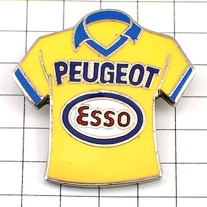 ピンバッジ・プジョー車サッカー服エッソ石油 PEUGEOT SOCHAUX FRANCE ESSO EXXONMOBIL USA