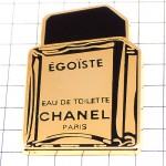 ピンバッジ・シャネル香水エゴイスト金色ゴールド壜型 CHANEL EGOISTE