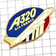 ピンバッジ・エールフランス航空エアバスA320飛行機