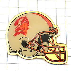 ピンバッジ・タンパベイバッカニアーズ海賊アメフトヘルメット/USA TAMPA-BAY BUCCANEERS ROBIN