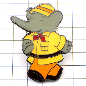 ピンバッジ・探検家ぞうのババール絵本 BABAR