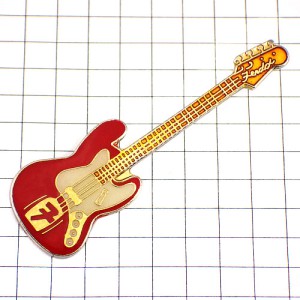 ピンバッジ・フェンダー社エレキギター音楽楽器 FENDER