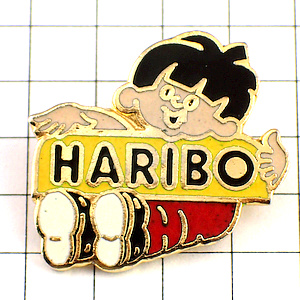 ピンバッジ・ハリボの男の子キャンディーHARIBO GERMANY