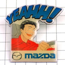 ピンバッジ・マツダ自動車のドライバー MAZDA YEAHH! GERMANY DEUTSCHLAND