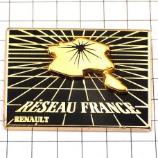 ピンバッジ・ルノー車販売網フランス地図 RENAULT FRANCE