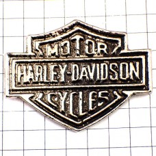 ピンバッジ・ハーレーダビッドソン二輪バイク黒  HARLEY-DAVIDSON MOTOR-CYCLES USA