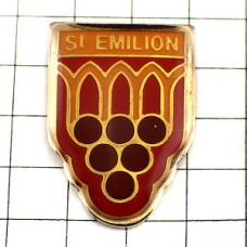 ピンバッジ・サンテミリオン酒ボルドーワイン紋章 ST-EMILION SAINT-EMILION BORDEAUX FRANCE