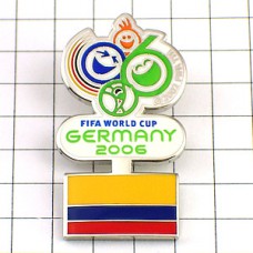 ピンバッジ・サッカーワールドカップ大会ドイツFIFAコロンビア国旗