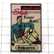 ピンバッジ・おしゃれな男 ELCOREX