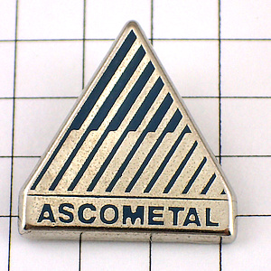 ピンバッジ・アスコメタル鉄鋼 ASCOMETAL