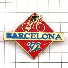 ピンバッジ・自転車レース選手バルセロナ五輪スペイン1992年