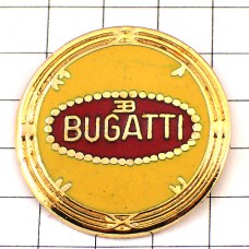 ピンバッジ・ブガッティ車エンブレム丸 BUGATTI FRANCE