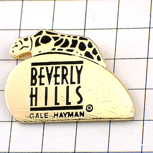 ピンバッジ・ビバリーヒルズ香水ゲイルヘイマン豹 BEVERLY-HILLS GAYLE-HAYMAN