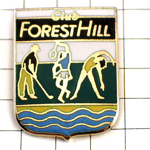 ピンバッジ・ゴルフ水泳テニス紋章スポーツクラブ海 FOREST-HILL