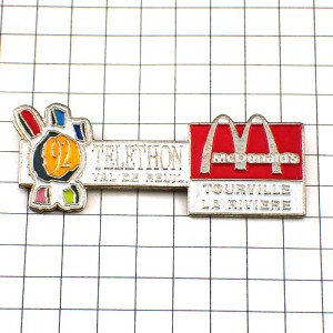 ピンバッジ・マクドナルドとチャリティーＭ