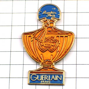 ピンバッジ・シャリマール香水ゲラン壜型 GUERLAIN SHALIMAR