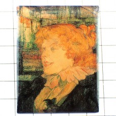 ピンバッジ・ロートレック画ルアーブルのスターのイギリス娘 TOULOUSE_LAUTREC