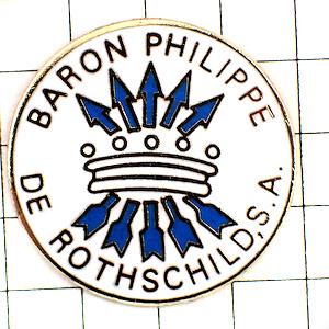 ピンバッジ・ワイン酒フィリップドロスチャイルド男爵 BARON-PHILIPPE-DE-ROTHSCHILD BORDEAUX