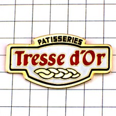 ピンバッジ・パティスリーお菓子のお店 PAIN TRESSE-D-OR FRANCE