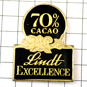 ピンバッジ・リンツ70％チョコレート高級 LINDT SWISS