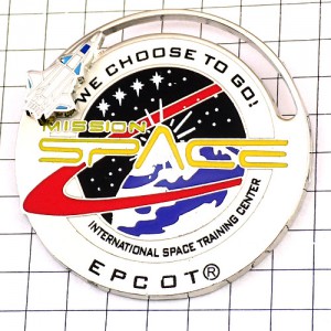 ピンバッジ・エプコット遊園地ディズニー宇宙トレーニングセンター