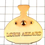 ピンバッジ・アザロの９香水壜ゴールド金色 LORIS-AZZARO NEUF  LORIS-AZZARO-9