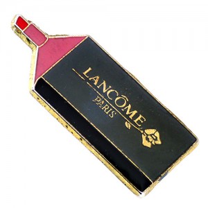 ピンバッジ・化粧品ランコム口紅 LANCOME