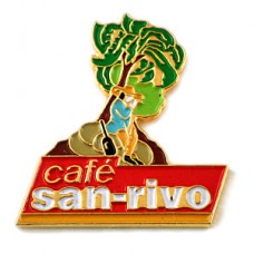 ピンバッジ・コーヒー園で働く人たち珈琲 CAFE SAN-RIVO